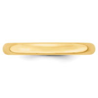 14KY 3mm LTW Comfort Fit Band Size 8