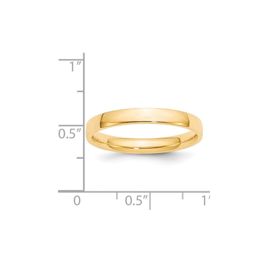 14KY 3mm LTW Comfort Fit Band Size 11.5