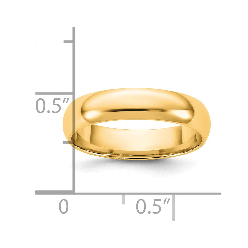 14KY 4.5mm LTW Comfort Fit Band Size 4