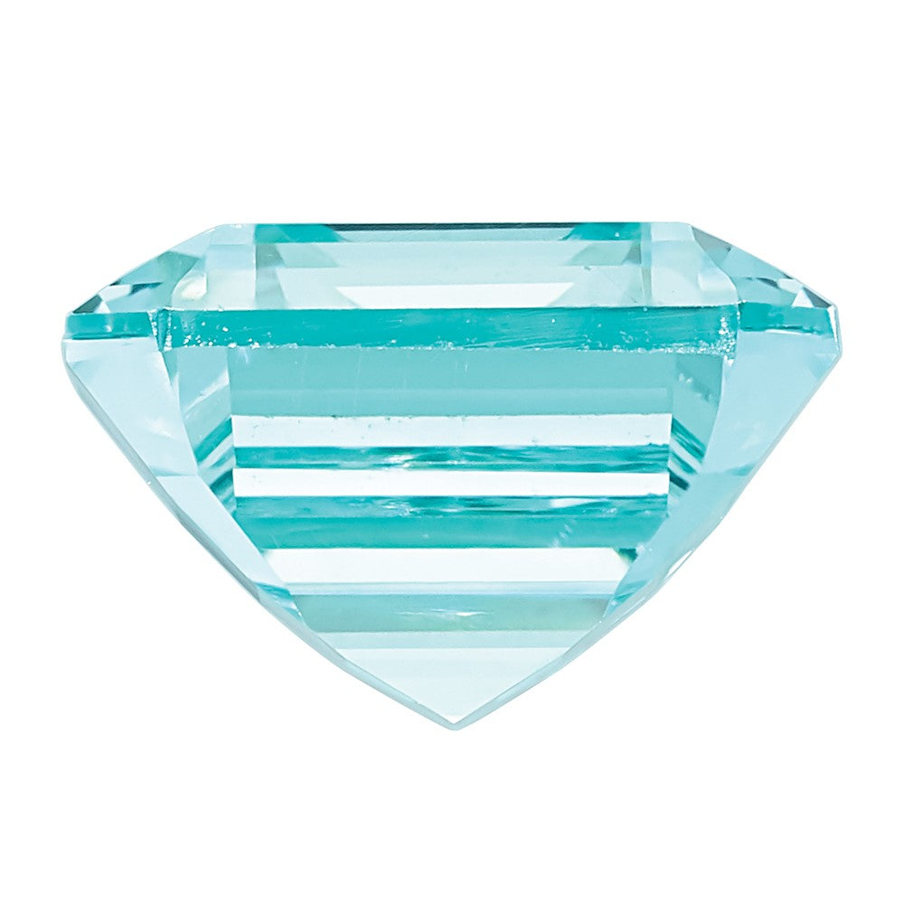 10x8mm Emerald Cut Lab Created Paraiba
