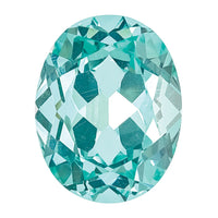 8x6mm Oval Lab Created Paraiba