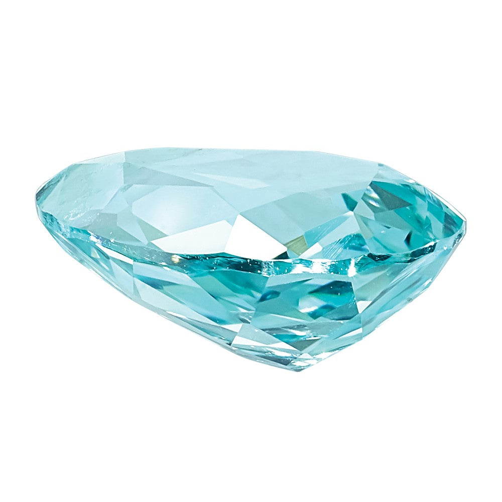 9x6mm Pear Lab Created Paraiba
