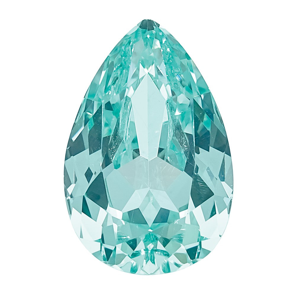 9x6mm Pear Lab Created Paraiba