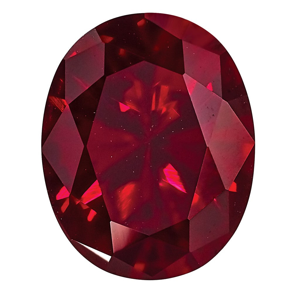 7x5mm Oval Lab Created Ruby
