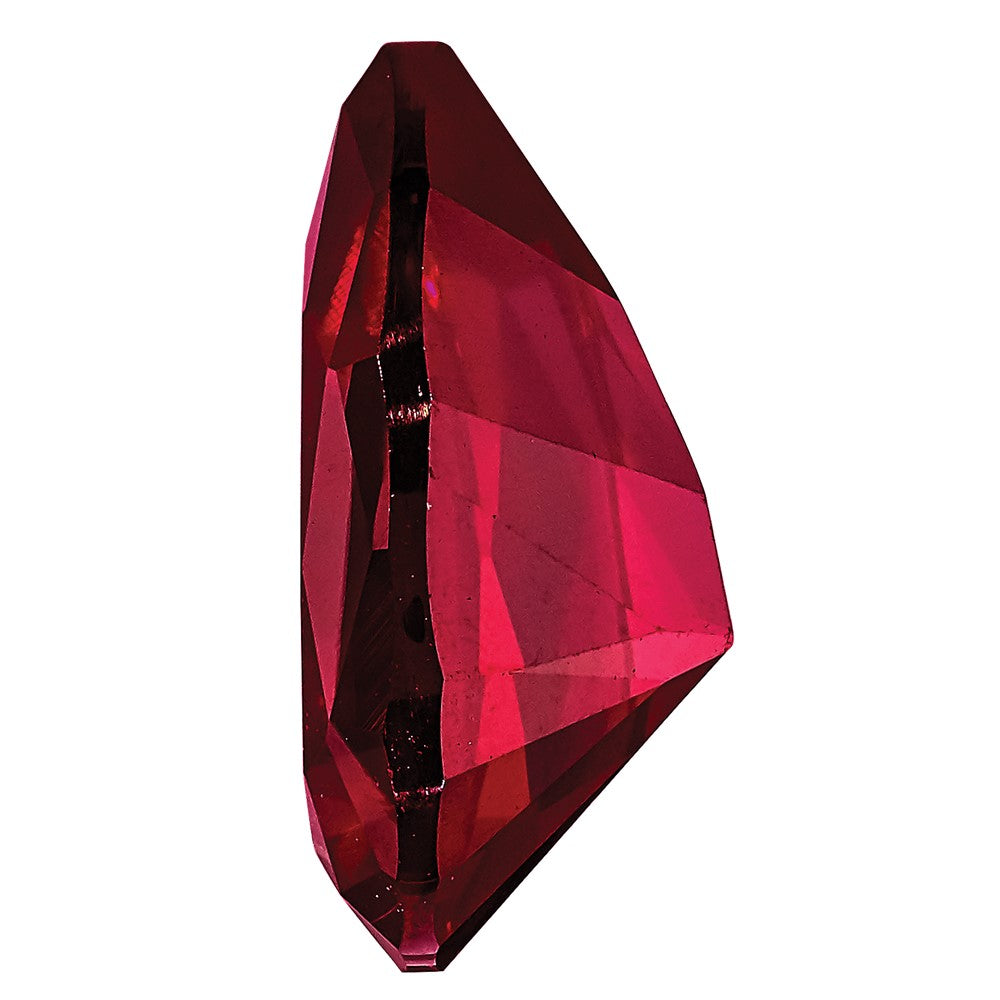 9x6mm Pear Lab Created Ruby
