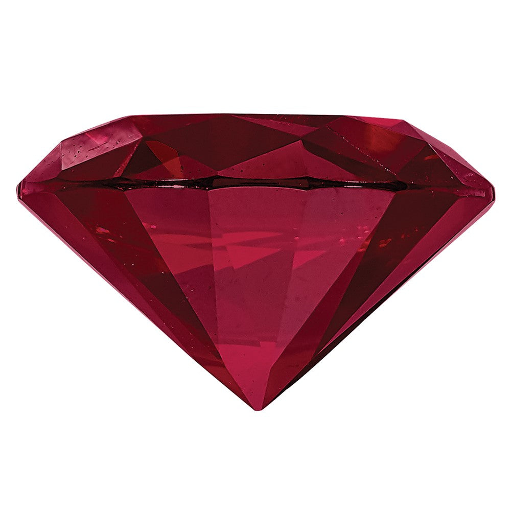 2.5mm Round Lab Created Ruby