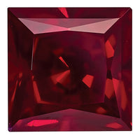 6mm Princess Lab Created Ruby