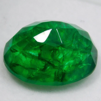 Certified Natural Colombian Green Emerald 10.25 Ct Oval Cut Loose Gemstone ABC Jewelery