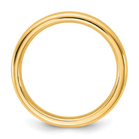 14KY 3mm European Comfort Fit Band Size 5.5
