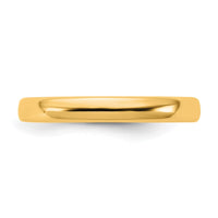 14KY 3mm European Comfort Fit Band Size 5.5