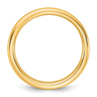 14KY 3.5mm European Comfort Fit Band Size 8