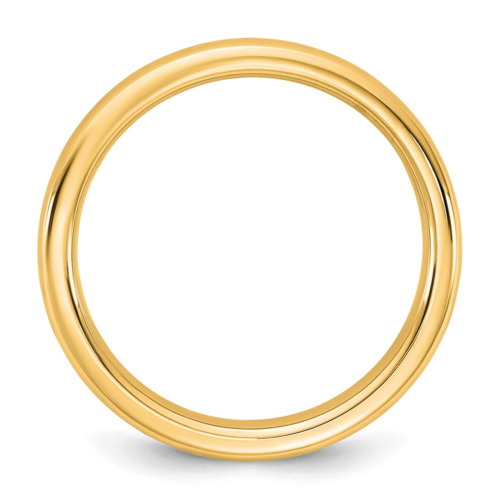 14KY 3.5mm European Comfort Fit Band Size 5.5