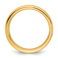 14KY 4mm European Comfort Fit Band Size 13.5