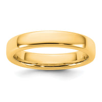 14KY 4mm European Comfort Fit Band Size 13.5