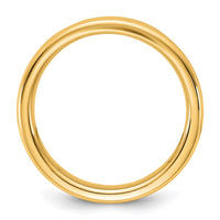 14KY 4.5mm European Comfort Fit Band Size 10.5