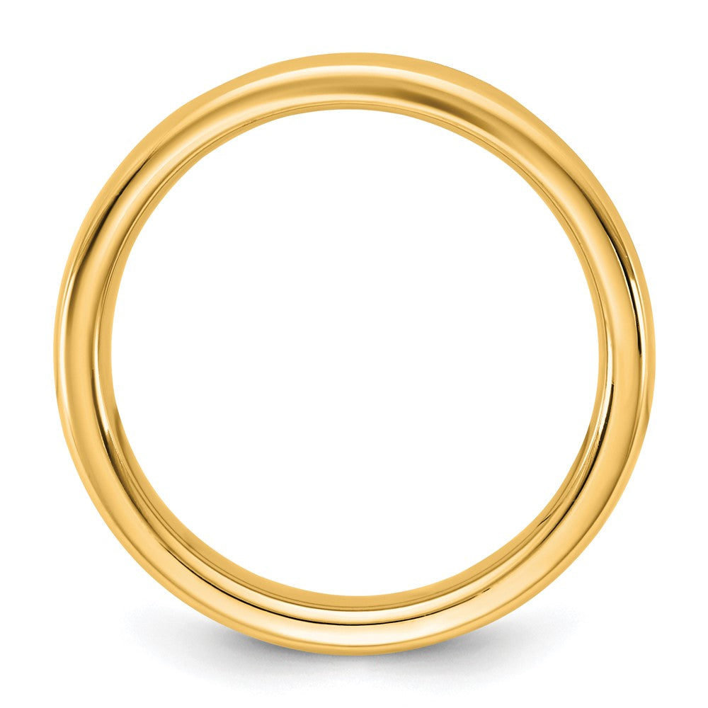 14KY 4.5mm European Comfort Fit Band Size 4.5