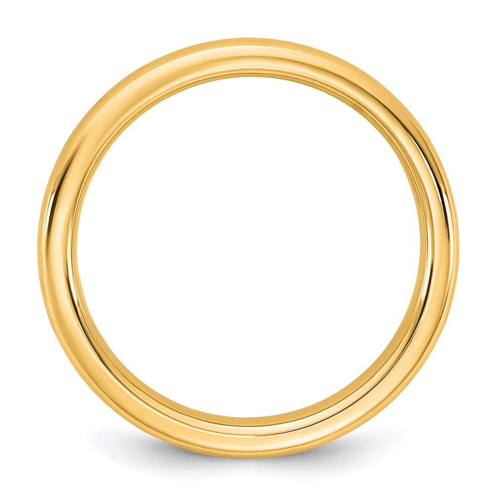 14KY 5mm European Comfort Fit Band Size 12.5