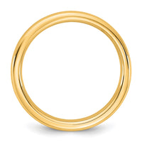 14KY 5mm European Comfort Fit Band Size 10.5