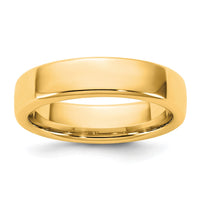 14KY 5mm European Comfort Fit Band Size 4.5