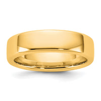 14KY 5.5mm European Comfort Fit Band Size 5.5