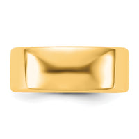 14KY 8mm European Comfort Fit Band Size 8.5