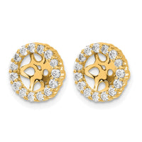 14k 1/2 ct Lab Grown Diamond VS/SI+ G+ Earring Jacket