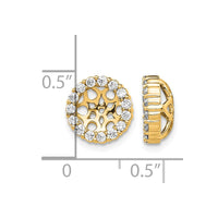 14k 1/2 ct Lab Grown Diamond VS/SI+ G+ Earring Jacket