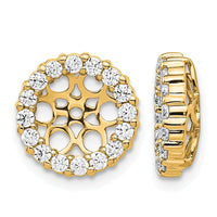 14k 3/4 ct Lab Grown Diamond VS/SI+ G+ Earring Jacket