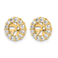 14k 3/4 ct Lab Grown Diamond VS/SI+ G+ Earring Jacket