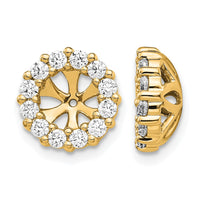 14k 3/4 ct Lab Grown Diamond VS/SI+ G+ Earring Jacket