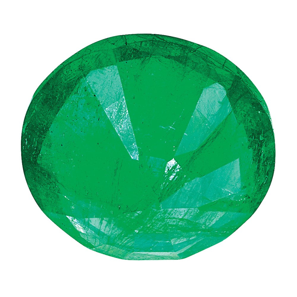 2.25mm Round Emerald AA Quality