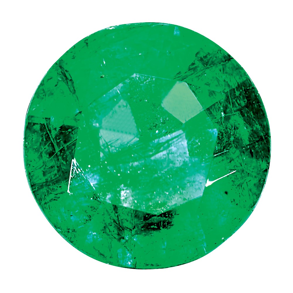 4mm Round Emerald AA Quality