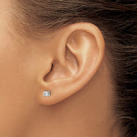 14kw 1/5ct Cert Lab Grown Dia VS+ F+ Round Comp Heavyweight Earrings