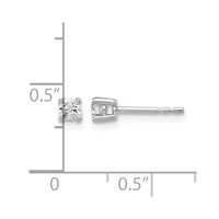 14kw 1/5ct Cert Lab Grown Dia VS+ F+ Round Comp Heavyweight Earrings