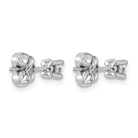 Plat 1/4ct Lab Grown Diamond VS+ F+ Round Complete Stud Earrings