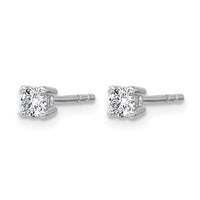 14kw 1/4ct Lab Grown Diamond VS/SI+ G+ Round Comp Heavyweight Earrings