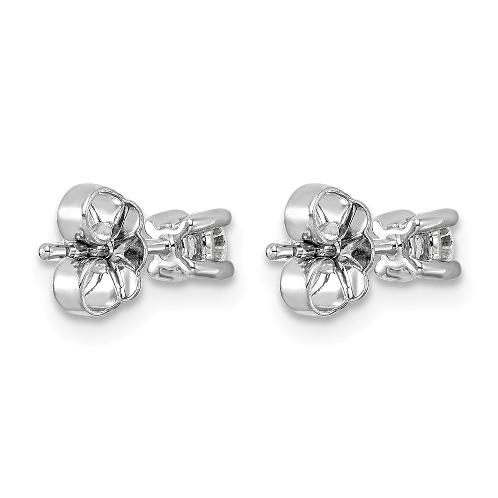 14kw 1/4ct Lab Grown Diamond VS+ F+ Round Comp Heavyweight Earrings