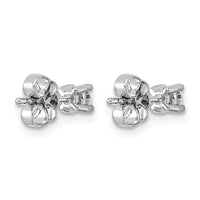 14kw 1/4ct Cert Lab Grown Dia VS/SI+ G+ Round Comp Heavyweight Earrings