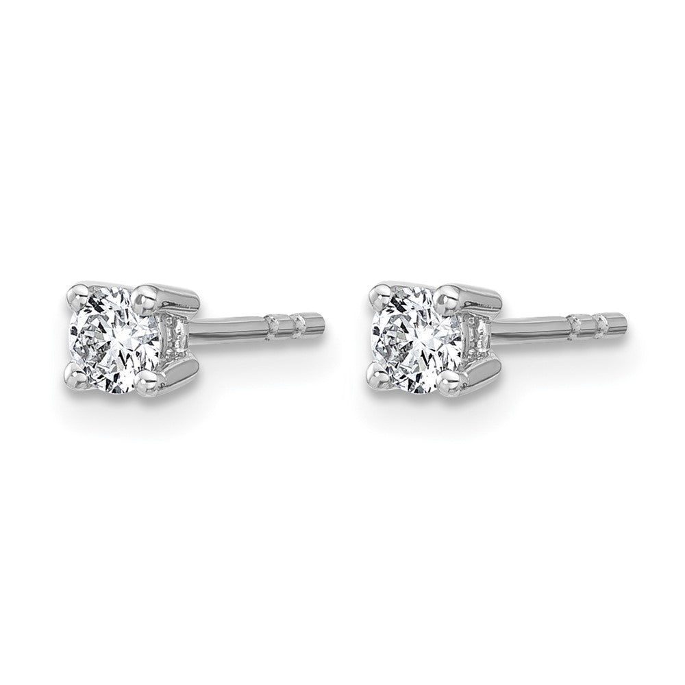 14kw 1/3ct Lab Grown Diamond VS+ F+ Round Comp Heavyweight Earrings