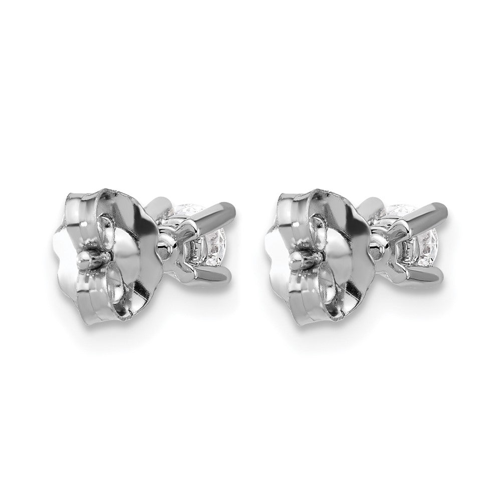 14kw 1/3ct Lab Grown Diamond VS/SI+ G+ Round Comp Hvywt Earrings