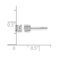 14kw 1/3ct Lab Grown Diamond VS/SI+ G+ Round Comp Hvywt Earrings