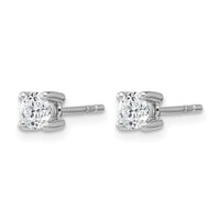 14kw 1/2ct Cert Lab Grown Dia VS+ F+ Round Comp Heavyweight Earrings