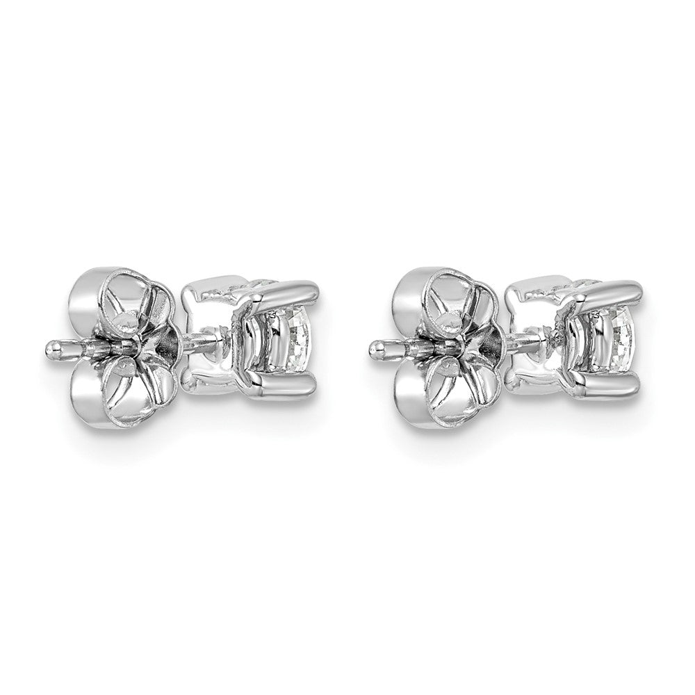 14kw 3/4ct Lab Grown Diamond VS+ F+ Round Complete Hvywt Earrings
