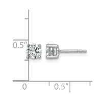 14kw 7/8ct Lab Grown Diamond VS/SI+ G+ Round Comp Heavyweight Earrings