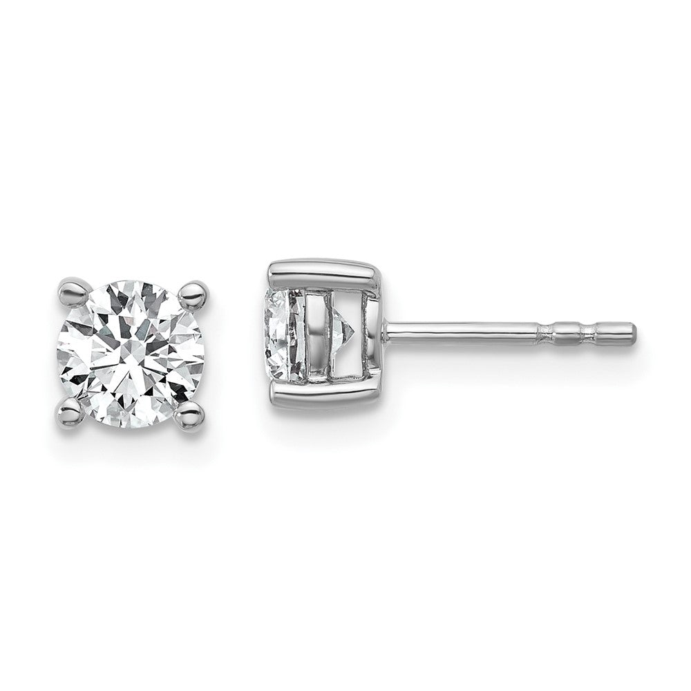 10kw 1ct Cert Lab Grown Diamond VS/SI+ G+ Round Complete Stud Earrings