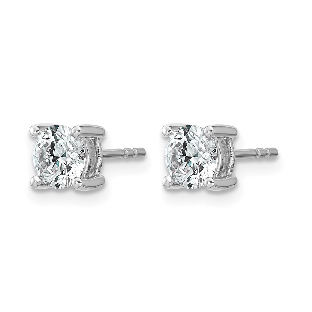 14kw 1ct Lab Grown Diamond VS/SI+ G+ Round Comp Heavyweight Earrings