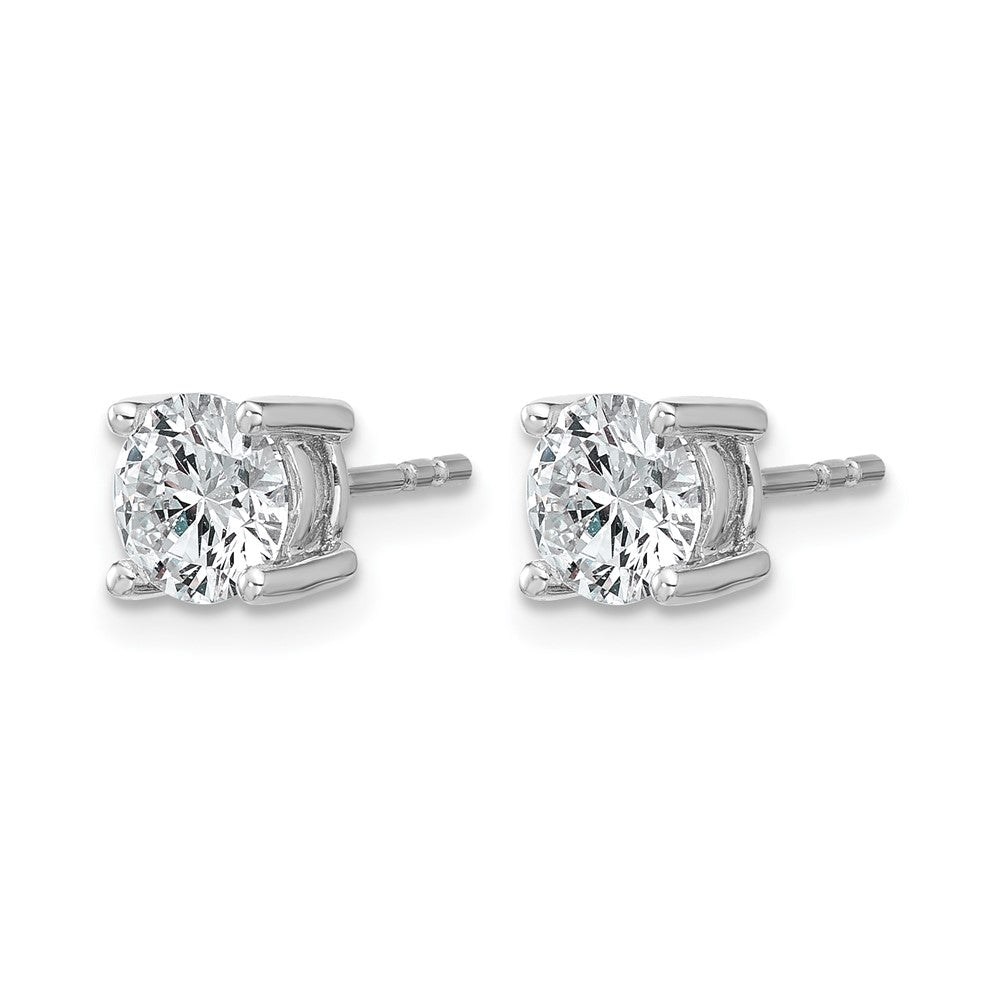 14kw 1 1/2ct Lab Grown Dia VS/SI+ G+ Round Comp Heavyweight Earrings