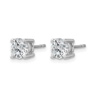 14kw 1 1/2ct Lab Grown Dia VS/SI+ G+ Round Comp Heavyweight Earrings