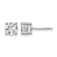 14kw 1 1/2ct Lab Grown Dia VS/SI+ G+ Round Comp Heavyweight Earrings