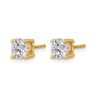 14ky 1 1/2ct Cert Lab Grown Dia VS/SI+ G+ Round Comp Hvywt Earrings